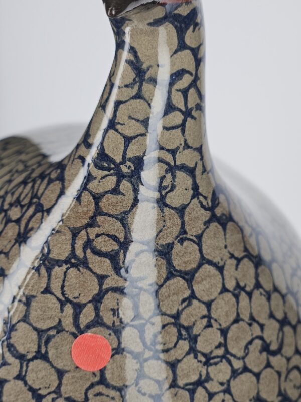 Pintade grand modèle 2e choix Gris moucheté Cobalt n°378 – Image 2