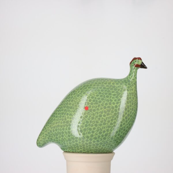 Pintade moyen modèle 2e choix Vert moucheté Jaune n°383