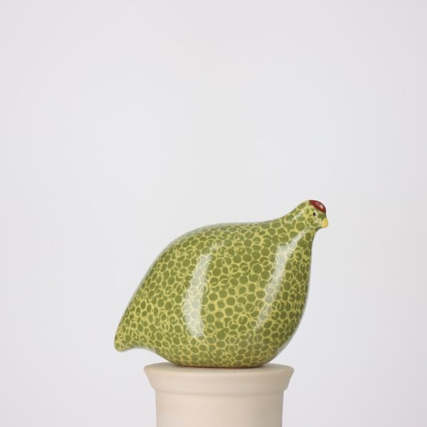 Caille petit modèle 2e choix Vert moucheté Jaune n°391