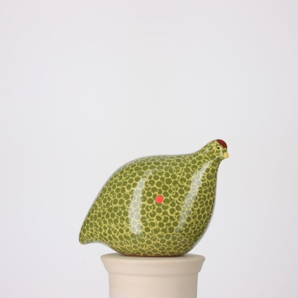 Caille petit modèle 2e choix Vert moucheté Jaune n°397