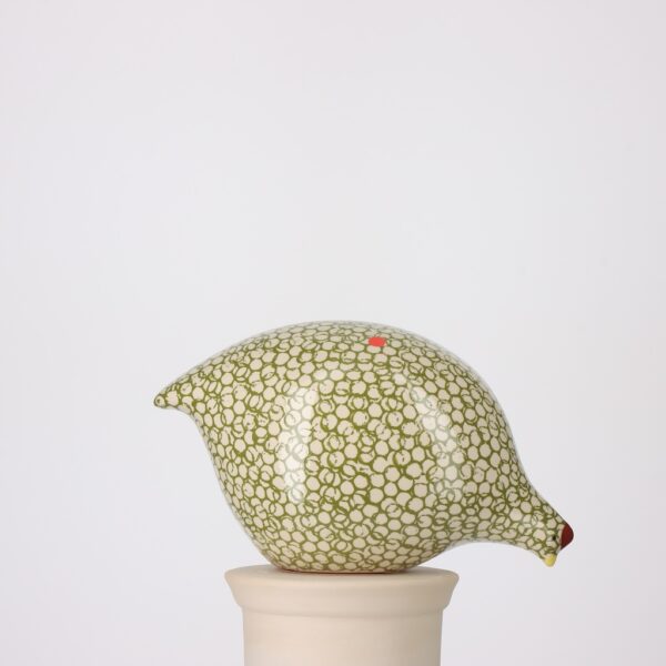 Caille grand modèle 2e choix Blanc moucheté Vert n°403