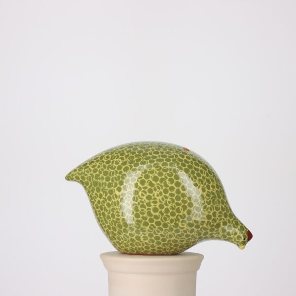 Caille grand modèle 2e choix Vert moucheté Jaune n°406