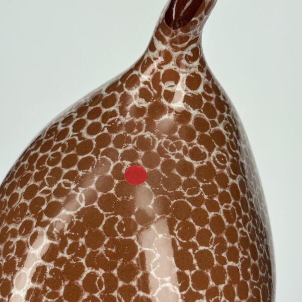 Pintade moyen modèle 2e choix Rouge moucheté Blanc n°426 – Image 2