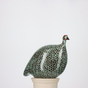 Pintade petit modèle 2e choix Noir moucheté Turquoise n°317