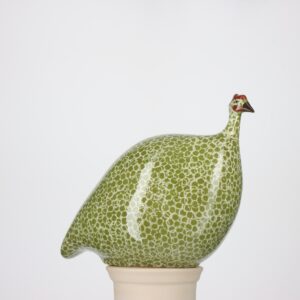 Pintade moyen modèle 2e choix Vert moucheté Blanc n°435