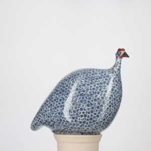 Pintade moyen modèle 2e choix Bleu moucheté Blanc n°437