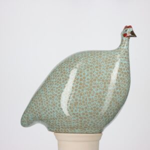 Pintade grand modèle 2e choix Gris moucheté Bleu Ciel n°443