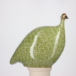 Pintade grand modèle 2e choix Vert moucheté Blanc n°445