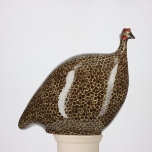 Pintade grand modèle 2e choix Noir moucheté Vert Anis n°446