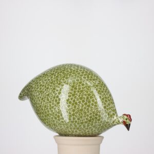 Pintade qui picore 2e choix Vert moucheté Blanc n°448