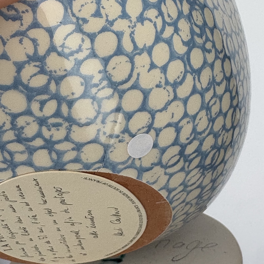 Pintade qui picore 2e choix Blanc moucheté Bleu Lavande n°454 – Image 2