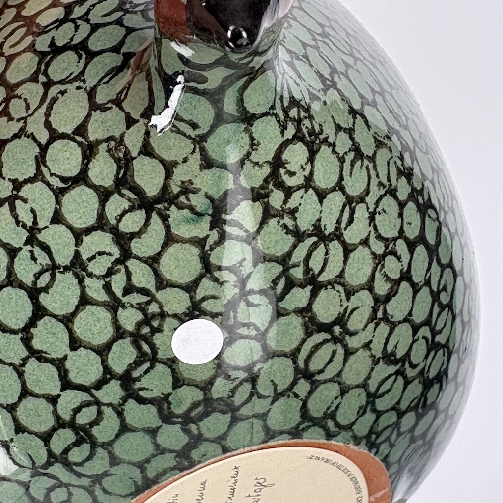 Pintade qui picore 2e choix Vert moucheté Noir n°455 – Image 2