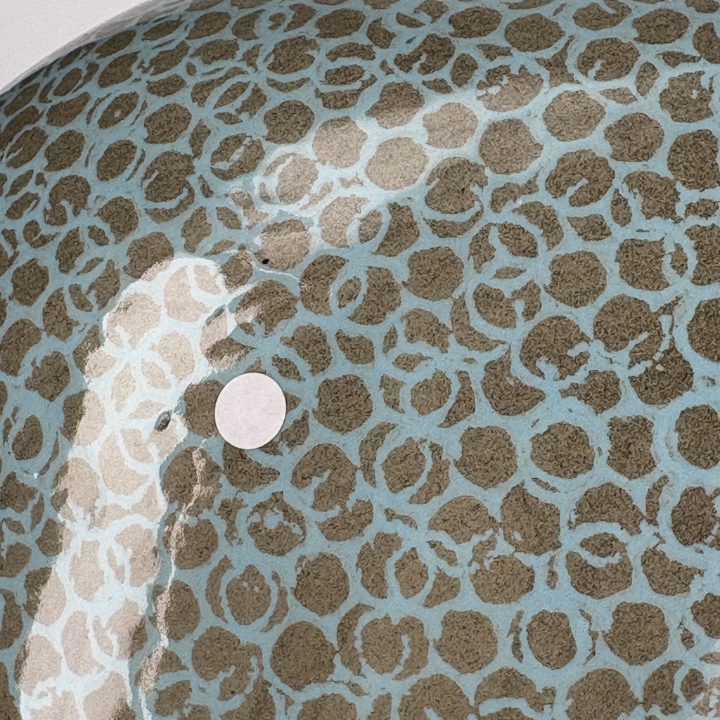 Pintade grand modèle 2e choix Gris moucheté Bleu Ciel n°456 – Image 2