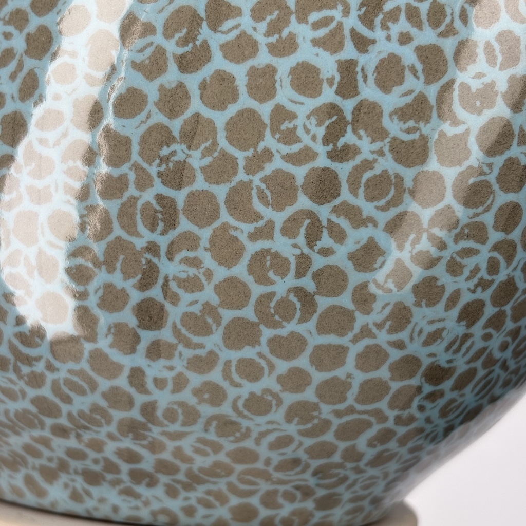 Pintade grand modèle 2e choix Gris moucheté Bleu Ciel n°456 – Image 3