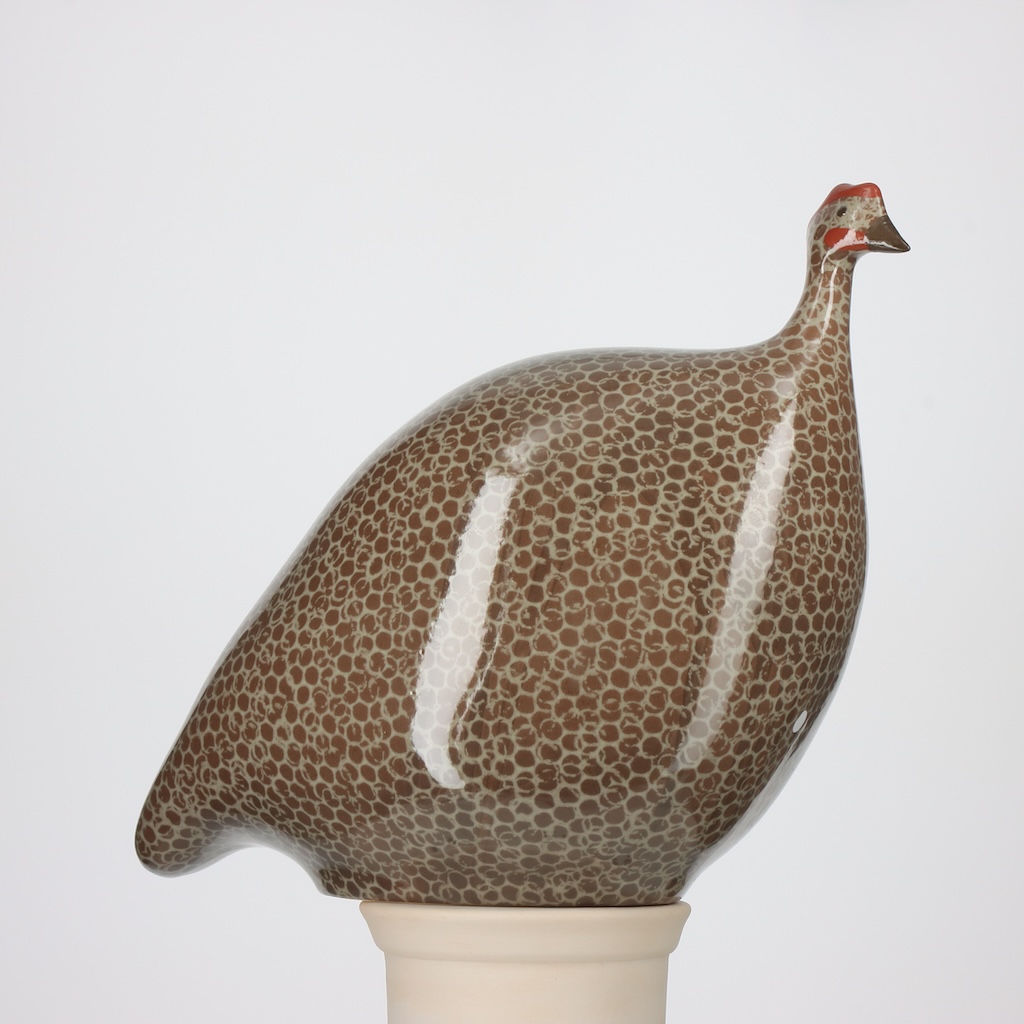 Pintade grand modèle 2e choix Noir moucheté Gris n°458