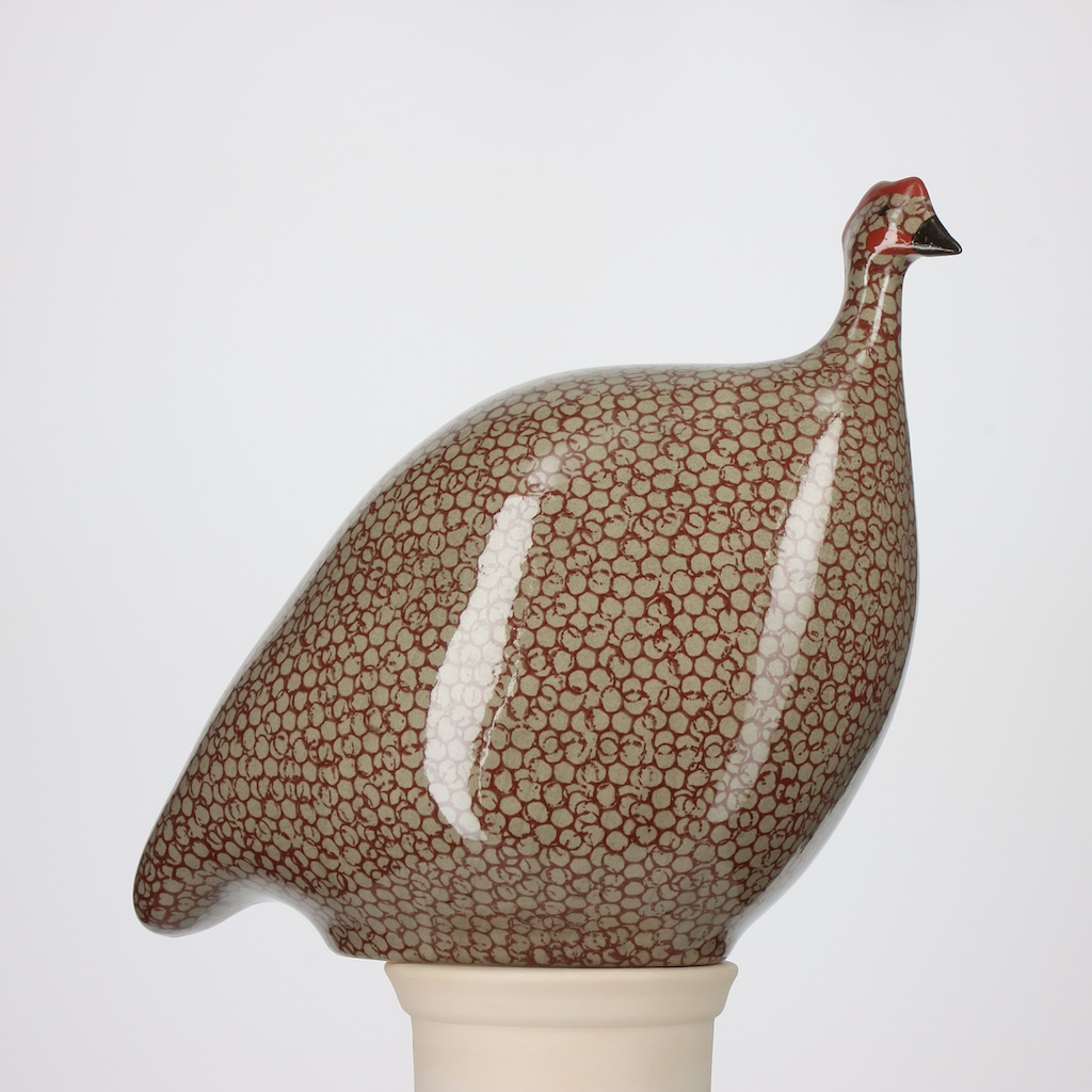 Pintade grand modèle 2e choix Gris moucheté Bordeaux n°463