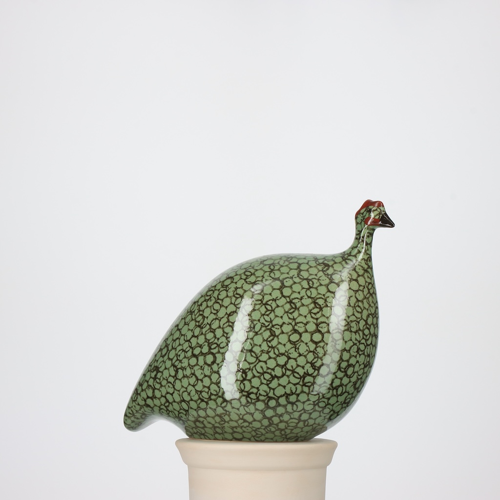 Pintade petit modèle 2e choix Vert moucheté Noir n°465