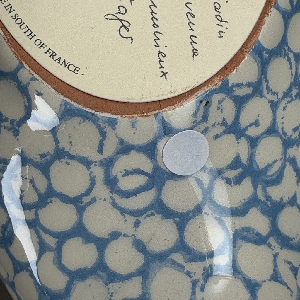 Pintade petit modèle 2e choix Blanc moucheté Bleu Lavande n°468 – Image 2