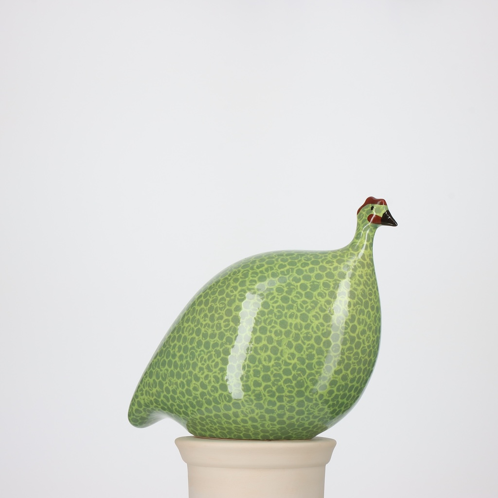 Pintade petit modèle 2e choix Vert moucheté Jaune n°471