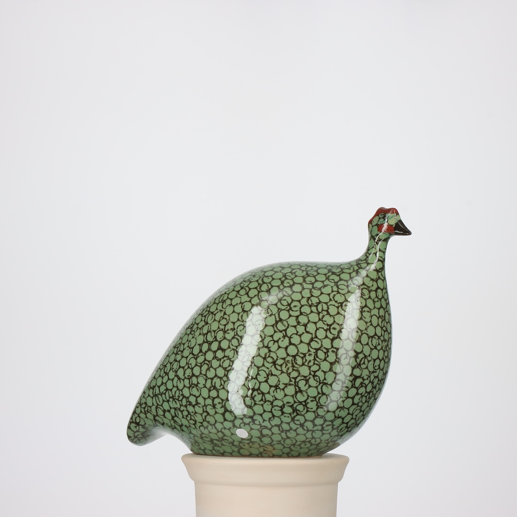 Pintade petit modèle 2e choix Vert moucheté Noir n°472