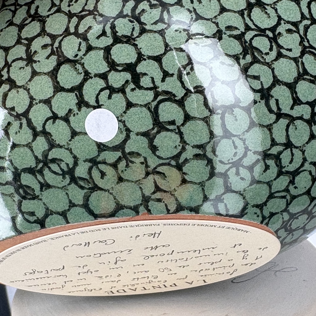 Pintade petit modèle 2e choix Vert moucheté Noir n°472 – Image 2