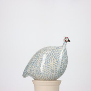 Pintade petit modèle 2e choix Blanc moucheté Bleu Lavande n°475