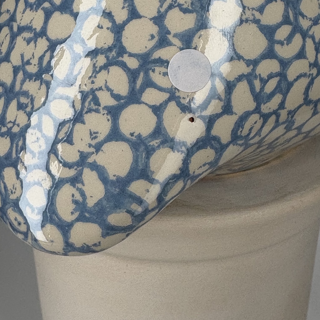 Pintade petit modèle 2e choix Blanc moucheté Bleu Lavande n°475 – Image 2