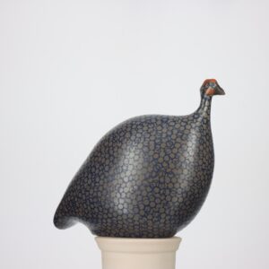 Pintade moyen modèle 2e choix Gris moucheté Cobalt MAT n°478