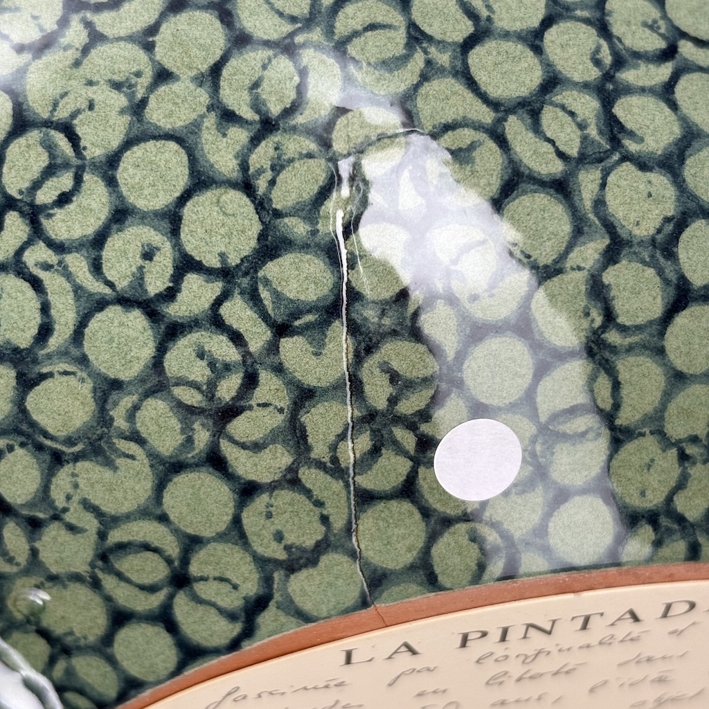 Pintade moyen modèle 2e choix Vert moucheté Cobalt n°483 – Image 2