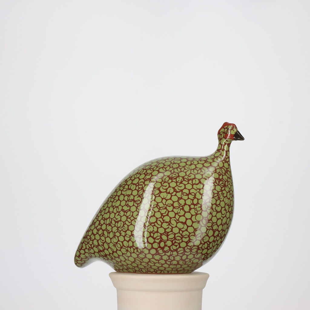 Pintade petit modèle 2e choix Vert moucheté Bordeaux n°488