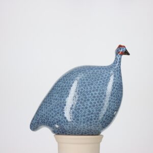 Pintade moyen modèle 2e choix Bleu moucheté Bleu Lavande n°495