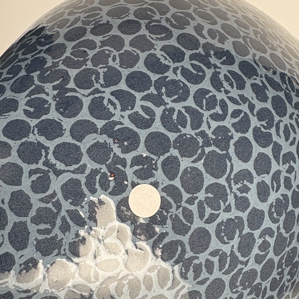 Pintade moyen modèle 2e choix Bleu moucheté Bleu Lavande n°497 – Image 2