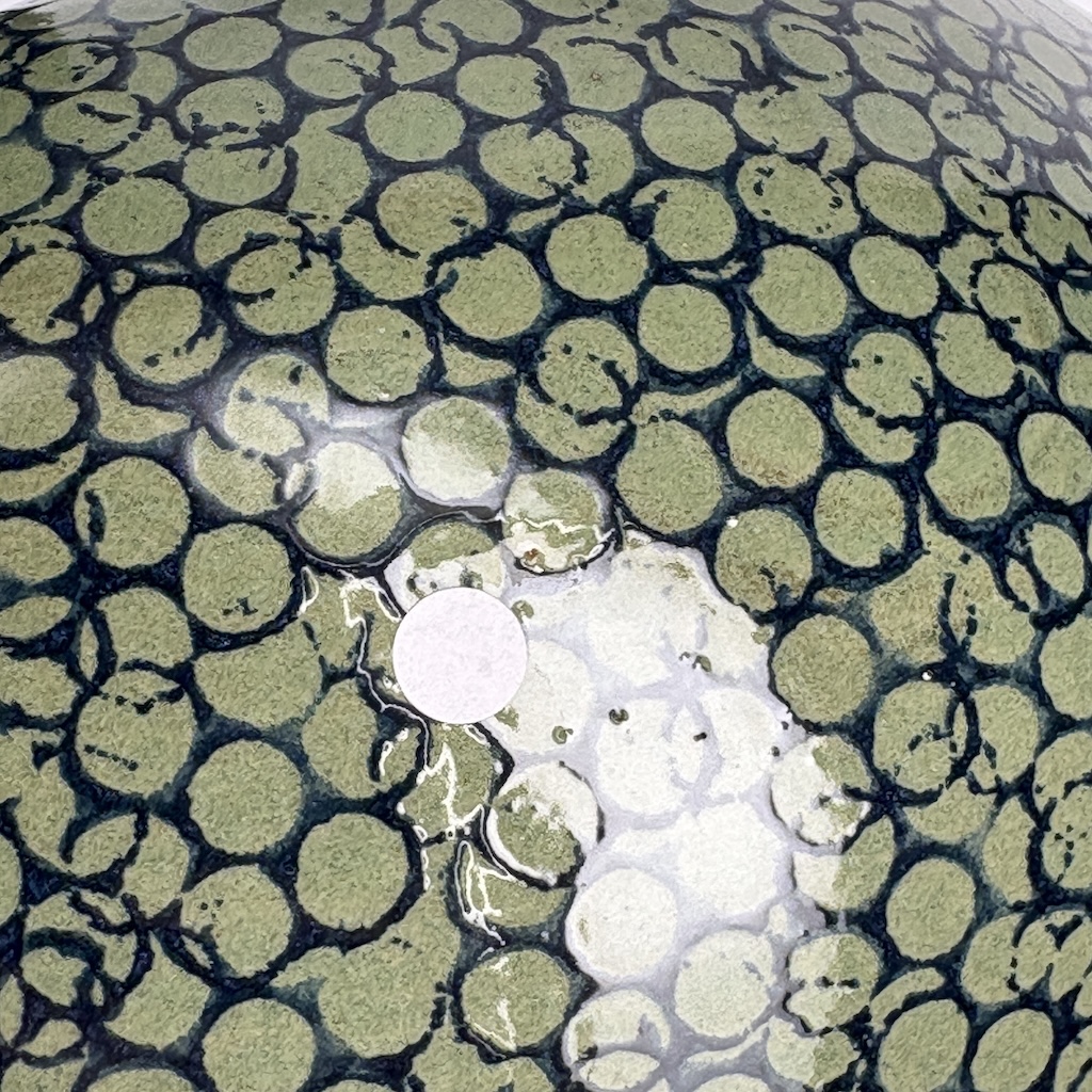 Pintade grand modèle 2e choix Vert moucheté Cobalt n°500 – Image 2