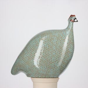 Pintade grand modèle 2e choix Gris moucheté Bleu Ciel n°501