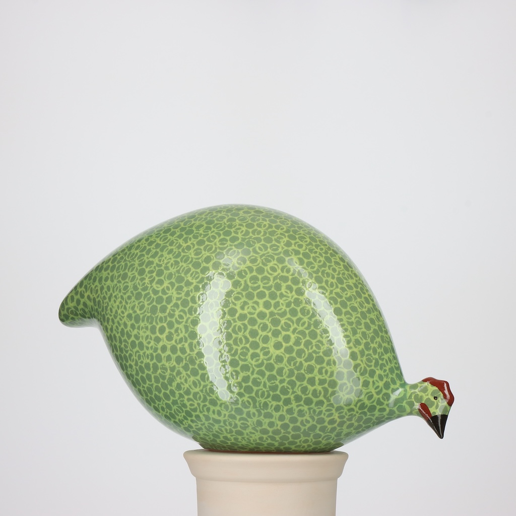 Pintade modèle qui picore 2e choix Vert moucheté Jaune n°512