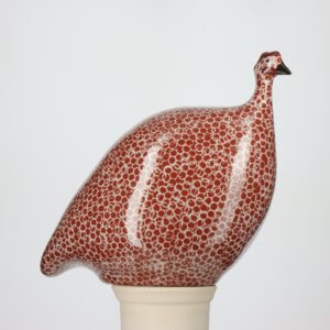 Pintade grand modèle 2e choix Bordeaux moucheté Blanc n°523