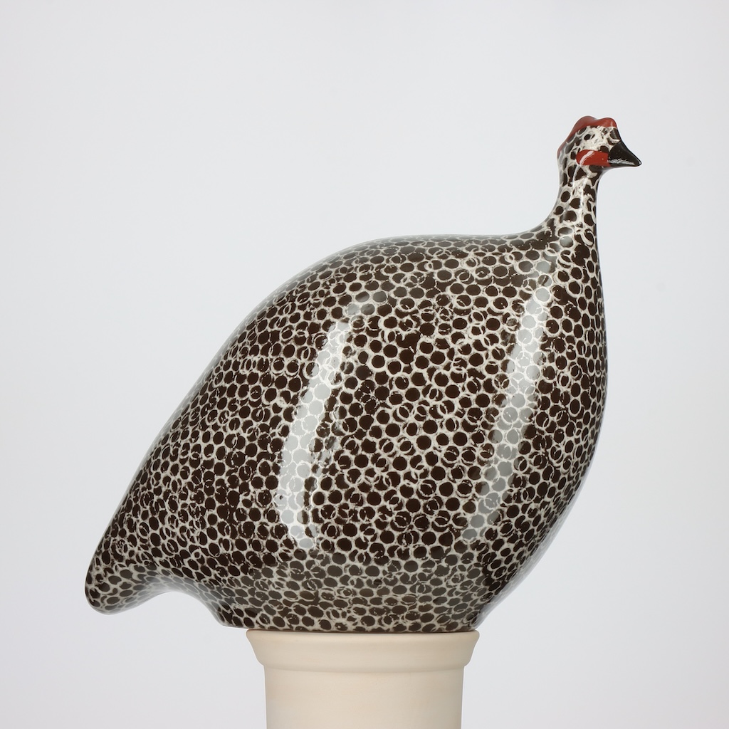 Pintade grand modèle 2e choix Noir moucheté Blanc n°525