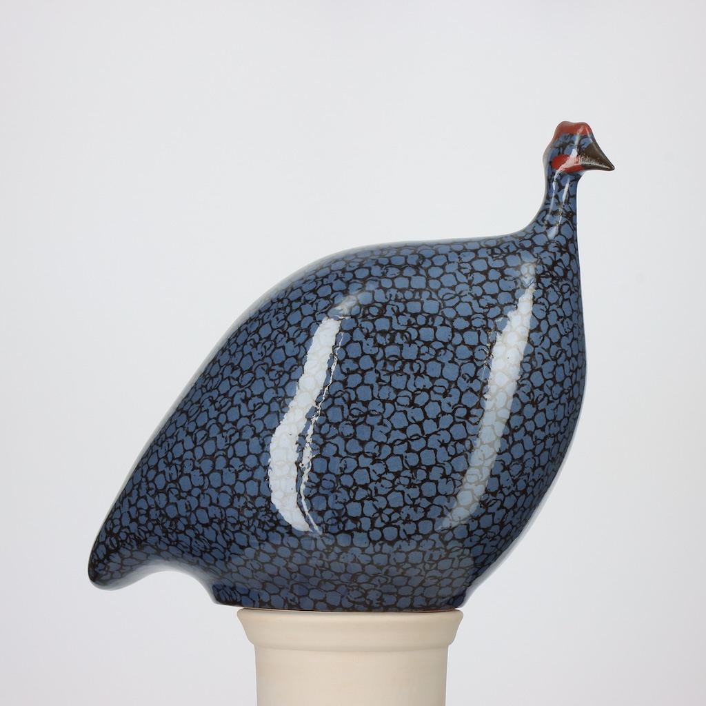 Pintade grand modèle 2e choix Bleu moucheté Noir n°526