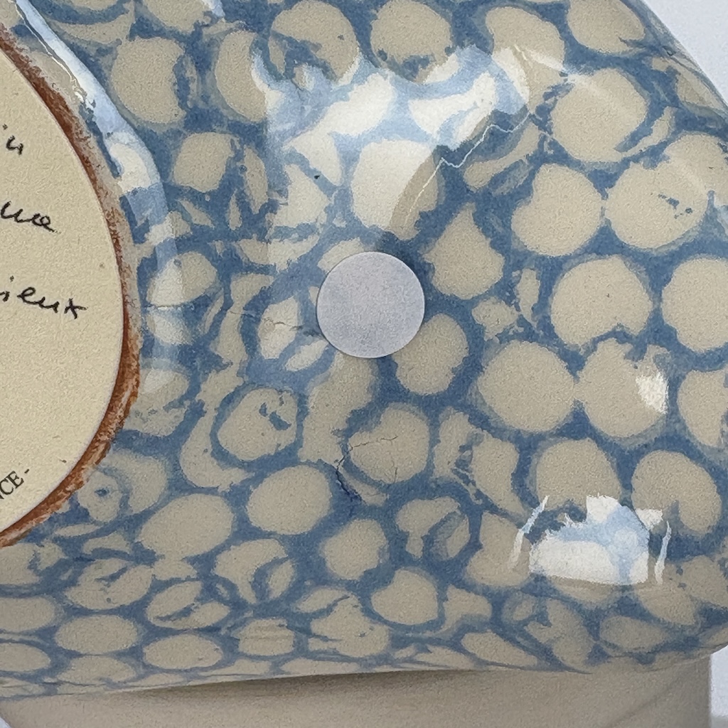 Pintade petit modèle 2e choix Blanc moucheté Bleu Lavande n°527 – Image 2