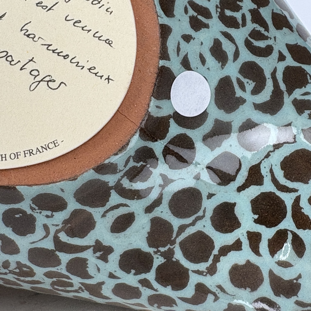 Pintade petit modèle 2e choix Noir moucheté Bleu Turquoise n°528 – Image 2