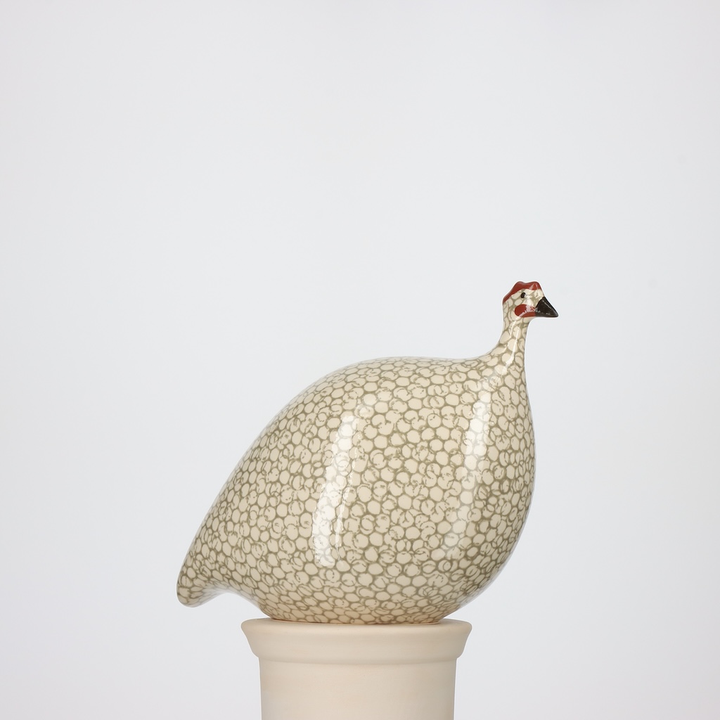 Pintade petit modèle 2e choix Blanc moucheté Gris n°530