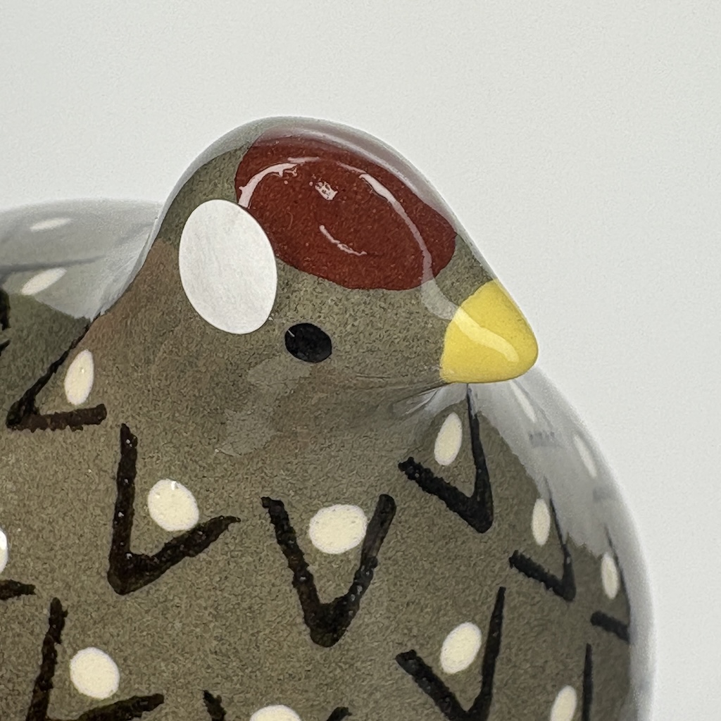 Caille petit modèle 2e choix Gris moucheté Noir n°532 – Image 2