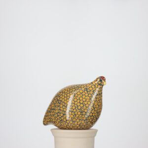 Caille petit modèle 2e choix Jaune moucheté Cobalt n°533