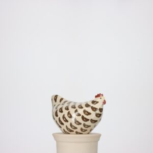 Poulette moyen modèle 2e choix Blanc moucheté Noir n°540