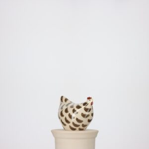 Poulette petit modèle 2e choix Blanc moucheté Noir n°546