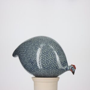 Pintade modèle qui picore 2e choix Bleu moucheté Cobalt n°551