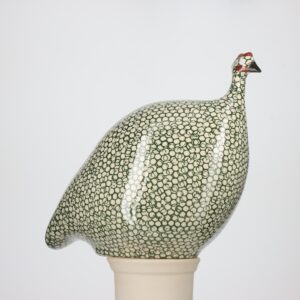 Pintade grand modèle 2e choix Blanc moucheté Vert Canard n°565