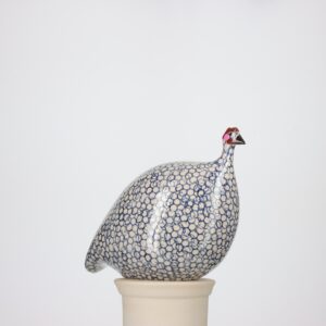 Pintade petit modèle 2e choix Blanc moucheté Cobalt n°590