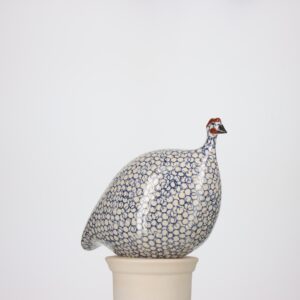 Pintade petit modèle 2e choix Blanc moucheté Cobalt n°602