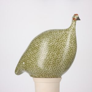 Pintade grand modèle 2e choix Vert moucheté Blanc n°631